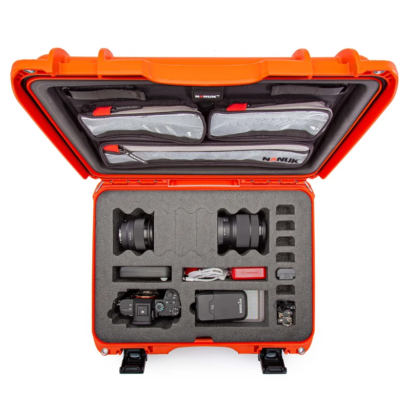 NANUK 925 DSLR Camera Case With Lid Organizer