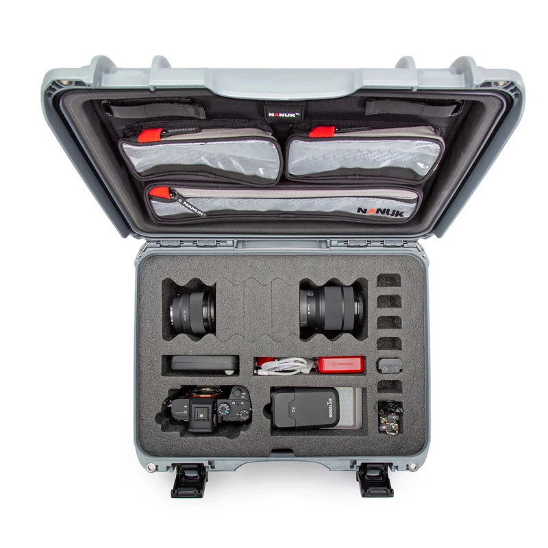 NANUK 925 DSLR Camera Case With Lid Organizer