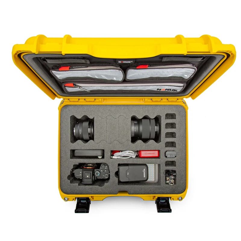 NANUK 925 DSLR Camera Case With Lid Organizer