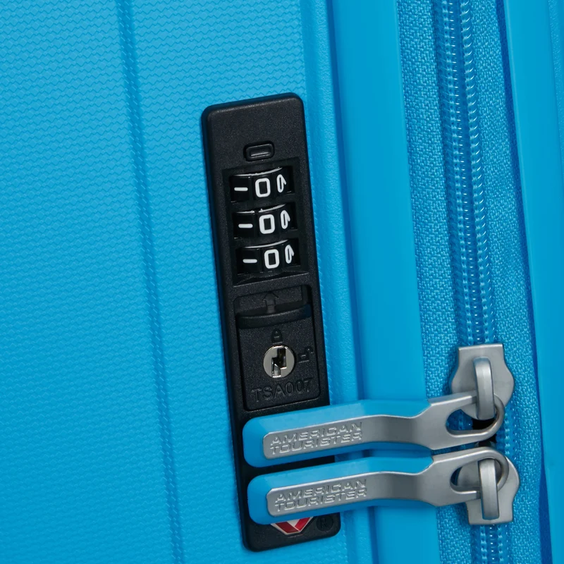 American Tourister Rejoy - 4-Rollen-Trolley 77 cm (blau)