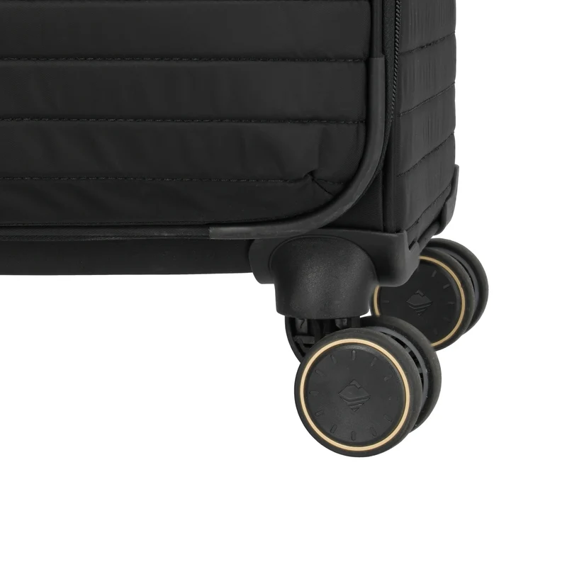Travelite BARBARA Stepp - 4-Rollen-Trolley M 68 cm erw. (schwarz)