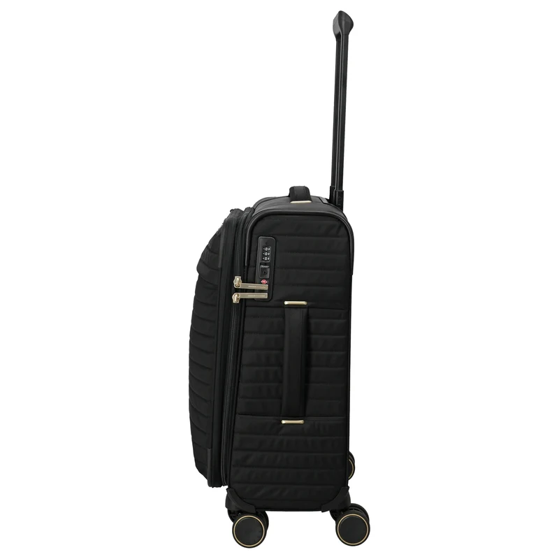 Travelite BARBARA Stepp - 4-Rollen-Trolley S 55 cm erw. (schwarz)