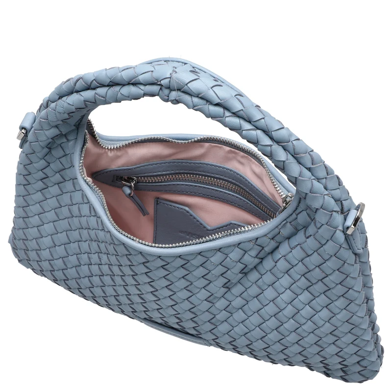 Les Visionnaires Sadie Weave Silky - Henkeltasche 37 cm (celeste)