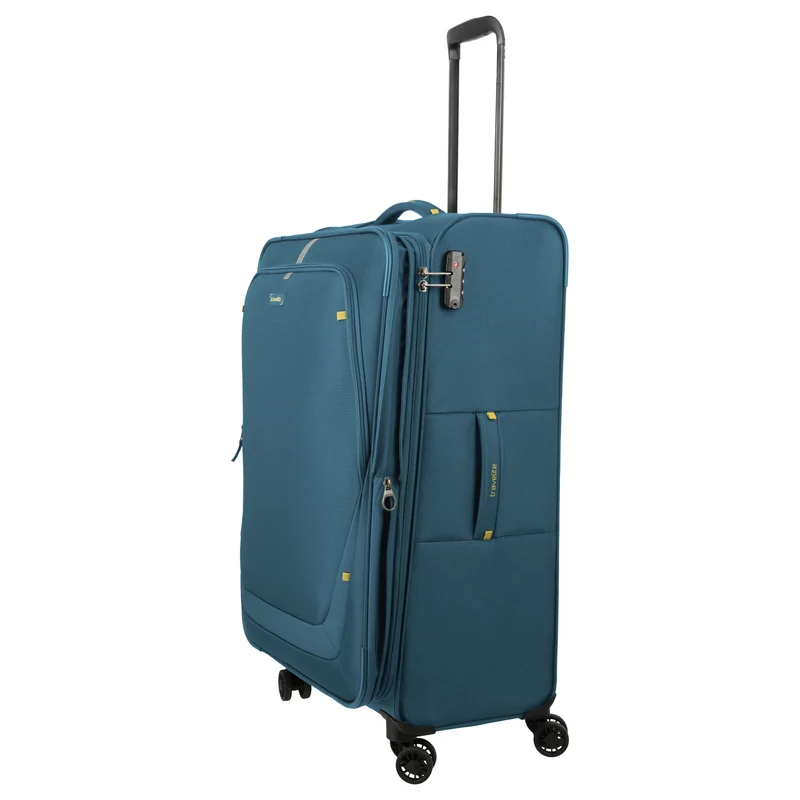 Travelite Umbria - 4-Rollen-Trolley-Set 3 tlg. (petrol)