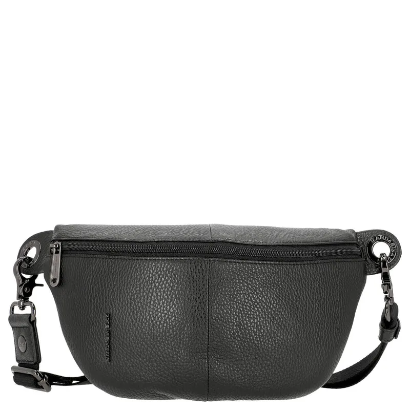 Mandarina Duck Mellow Leather Bum Bag - Gürteltasche 30 cm (nero)