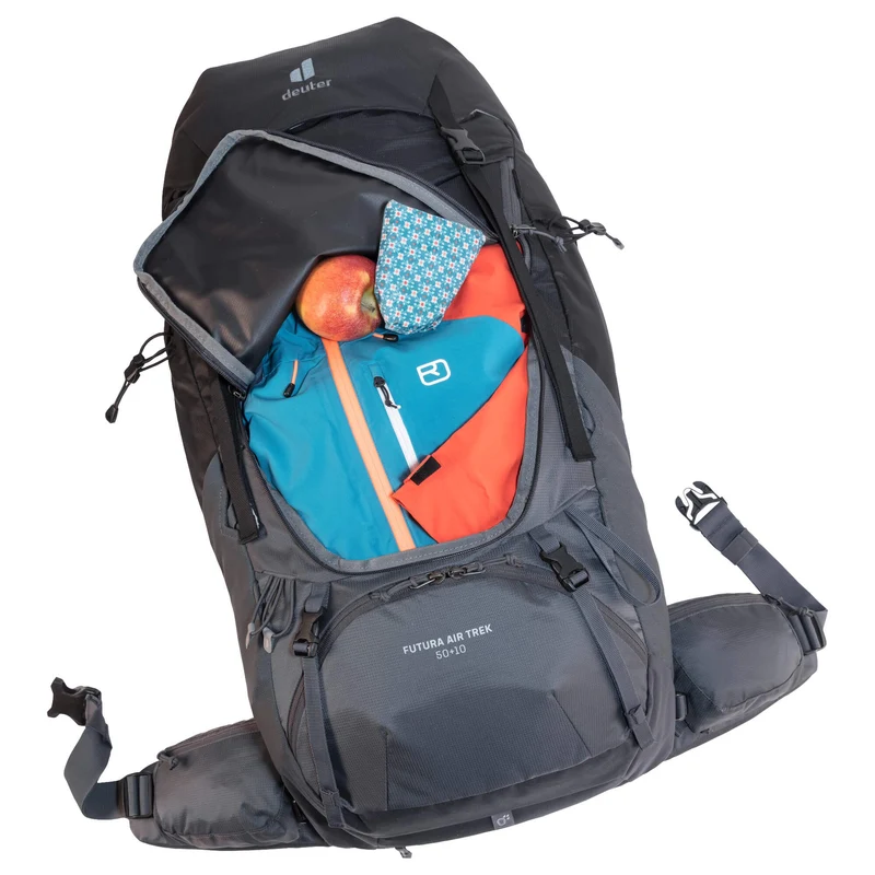 Deuter Futura Air Trek 50 + 10 - Trekkingrucksack 75 cm erw. (black-graphite)