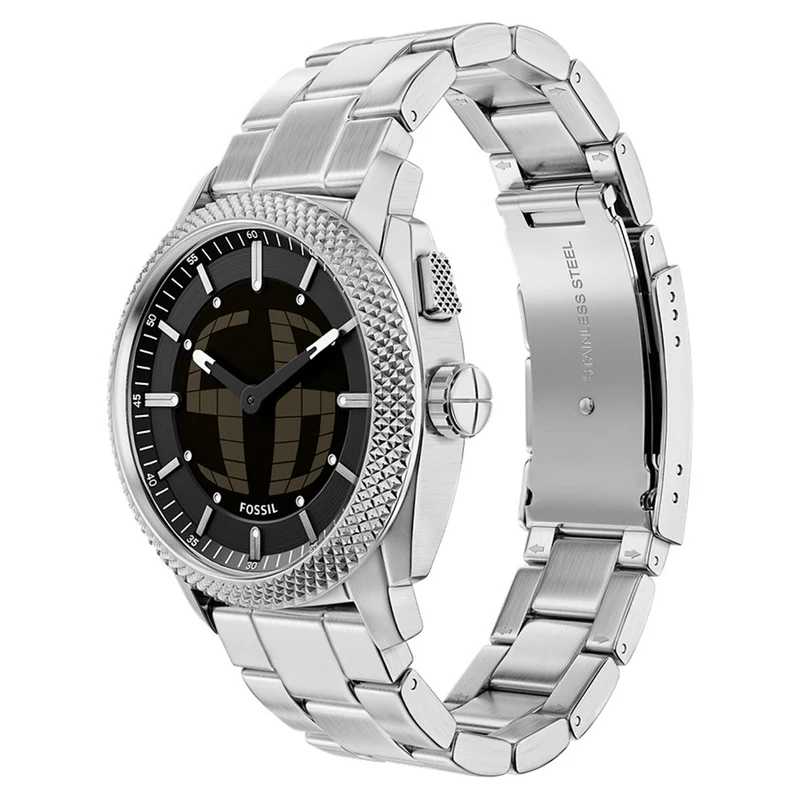 Fossil Machine Round Black Dial Watch FS6155