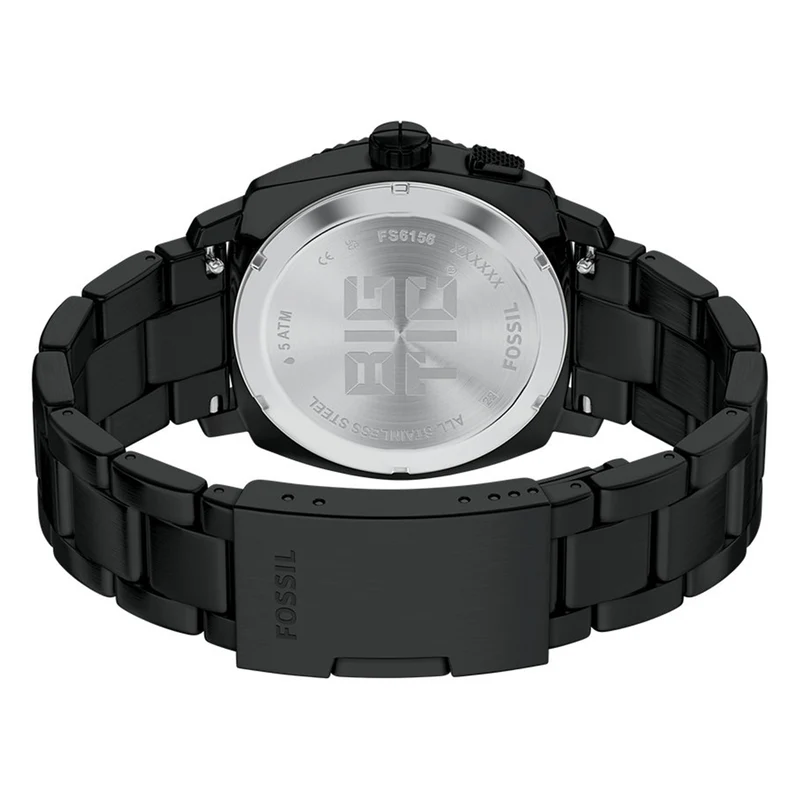 Fossil Machine Round Black Dial Watch FS6156