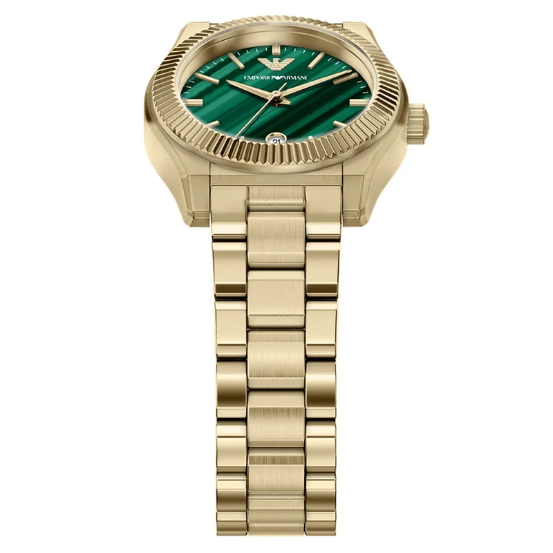 Emporio Armani Round Green Dial Watch AR11761