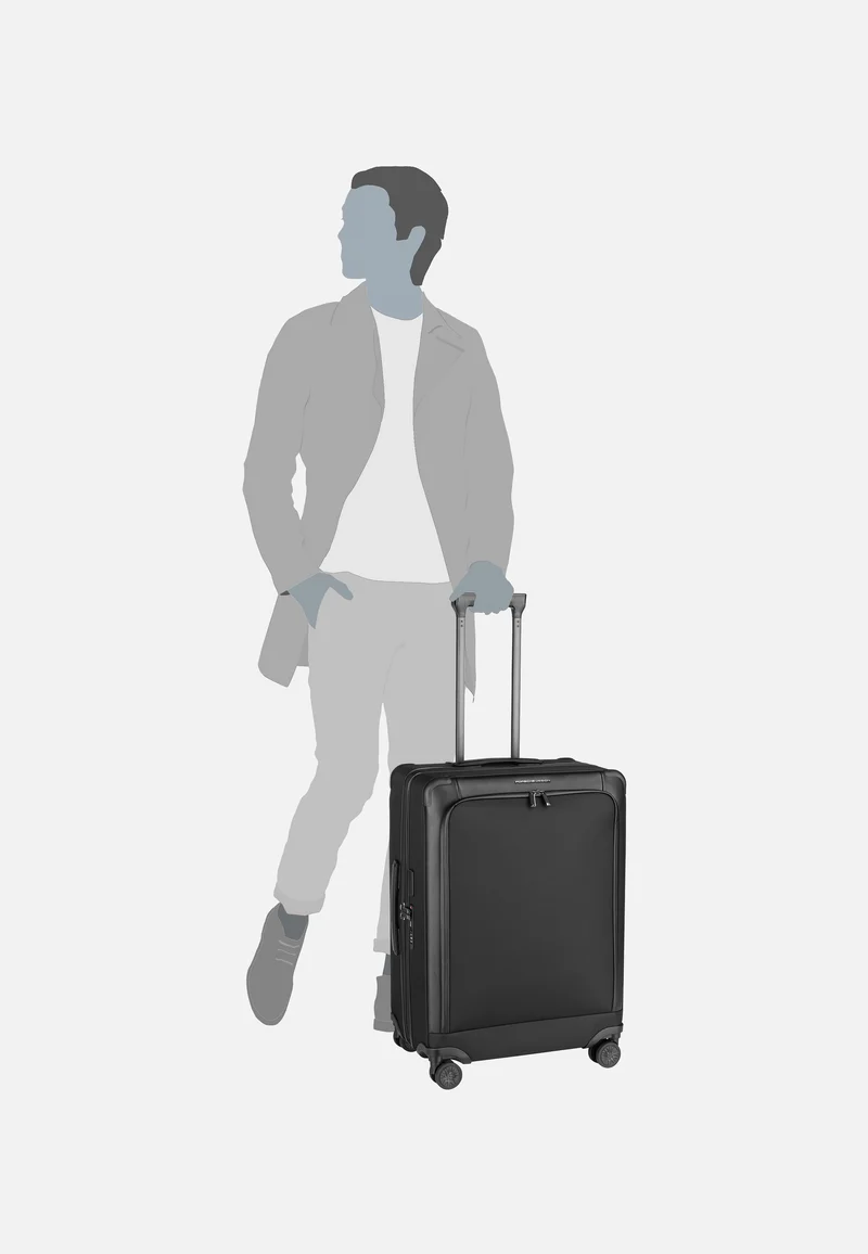 Roadster Nylon 4W Trolley M Exp Black - Koffer