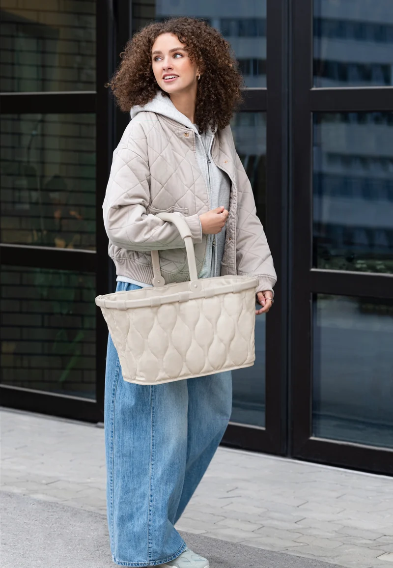Carrybag Puffer Stone - Einkaufskorb