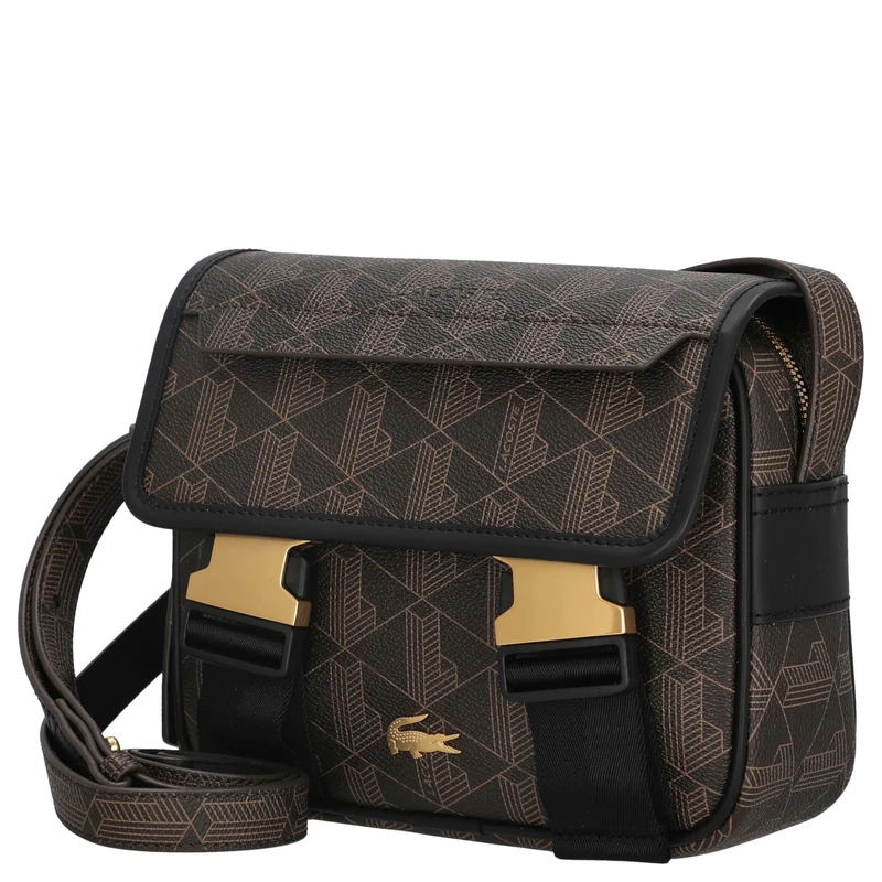 Lacoste The Blend Messenger Bag - Umhängetasche 21.5 cm (mono slate black shitake)