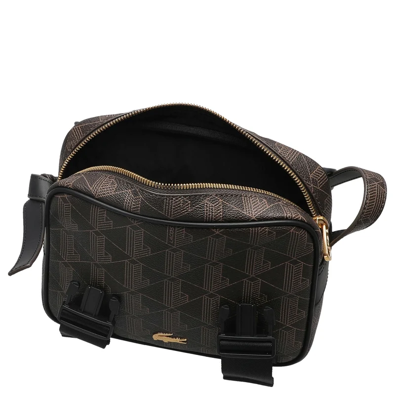 Lacoste The Blend Messenger Bag - Umhängetasche 21.5 cm (mono slate black shitake)
