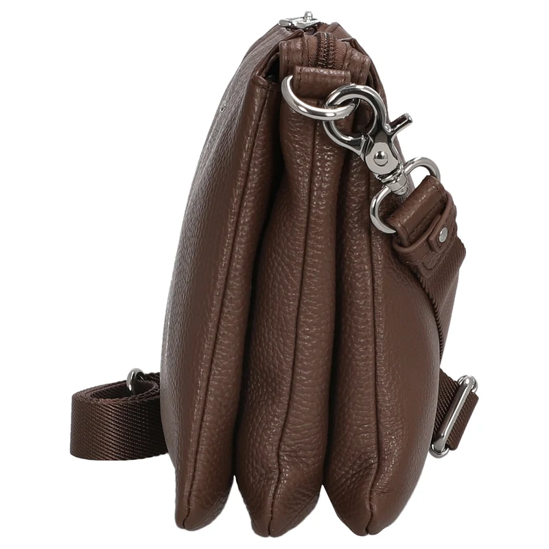 Mandarina Duck Mellow Leather - Umhängetasche 28 cm (milk chocolate)