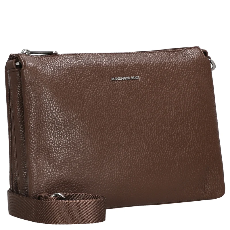 Mandarina Duck Mellow Leather - Umhängetasche 28 cm (milk chocolate)