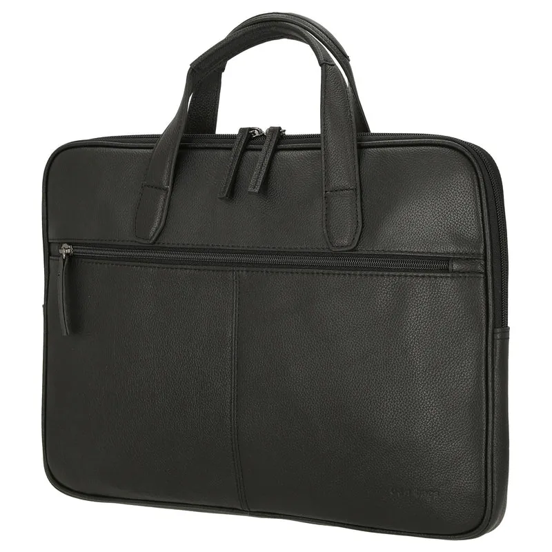 D&N Business Line - Aktentasche 40 cm Leder (black)