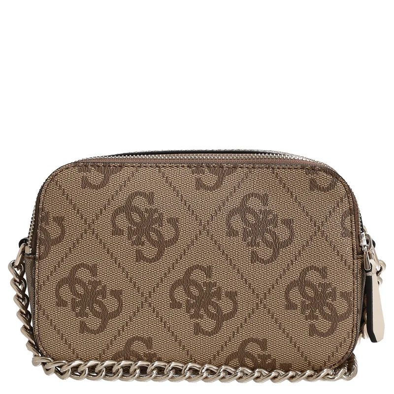 Guess Noelle II Crossbody - Umhängetasche 20 cm (latte logo)