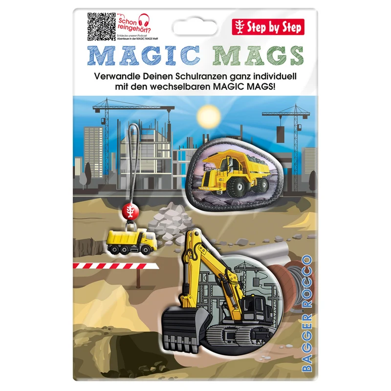 Step by Step Zubehör-Set "Magic Mags" (Bagger Rocco)