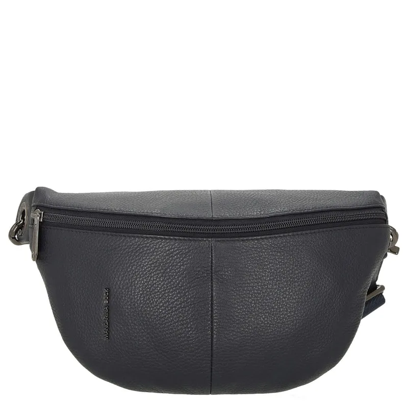 Mandarina Duck Mellow Leather Bum Bag - Gürteltasche 30 cm (dress blue)