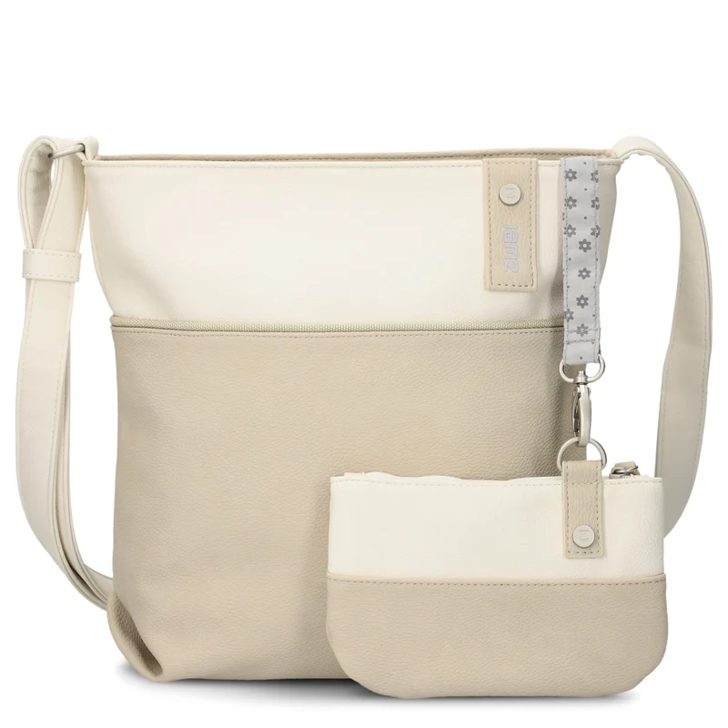zwei Jana J10 - Schultertasche 29 cm (nubuk-linen)