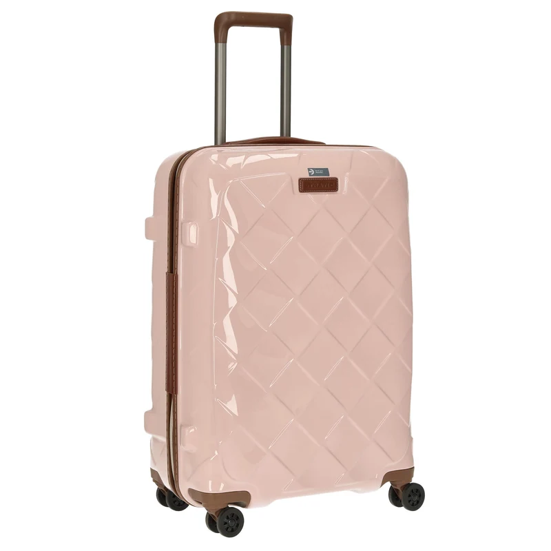 Stratic Leather and More - 4-Rollen-Trolley 66 cm M (rose)