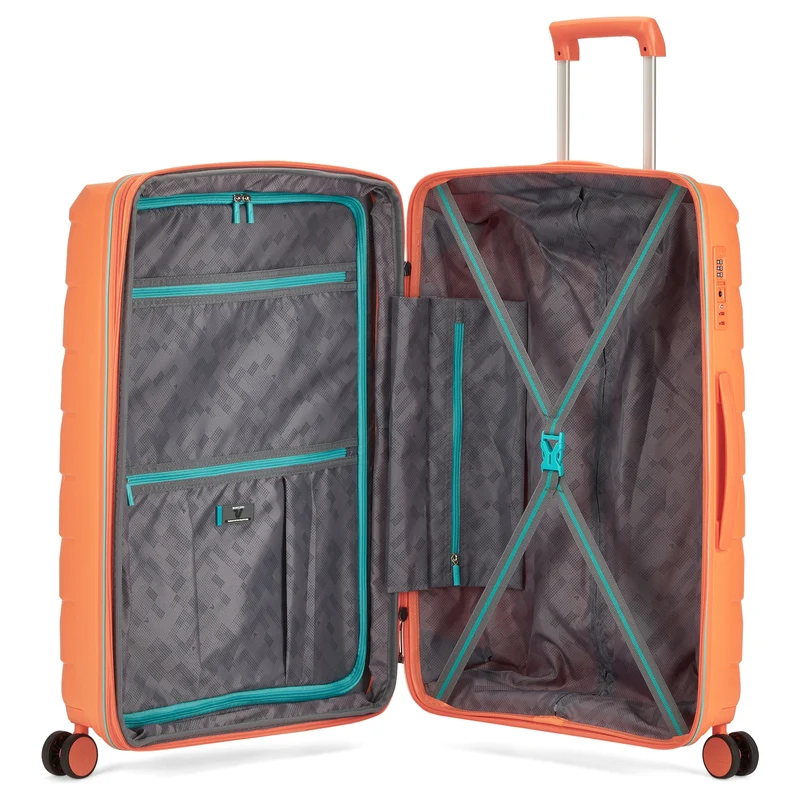 Roncato Skyline 2.0 - 4-Rollen-Trolley M 70 cm erw. (mango)