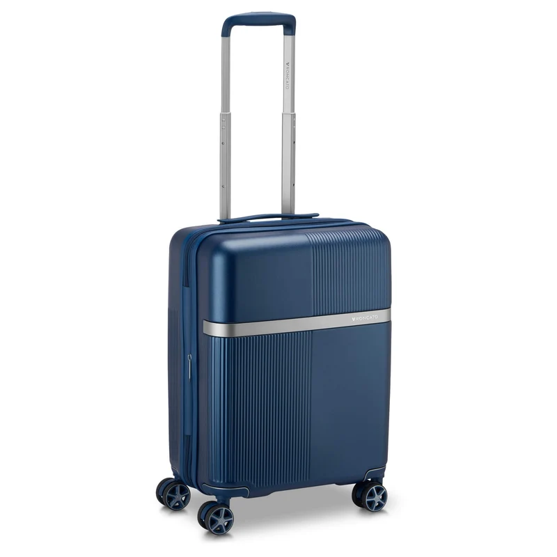 Roncato AirGlam - 4-Rollen-Kabinentrolley S 55 cm erw. (blu notte)