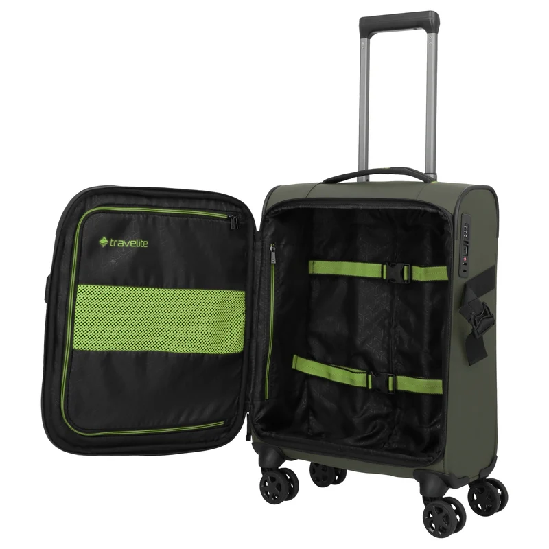 Travelite Briize - 4-Rollen-Kabinentrolley S 55 cm (khaki)