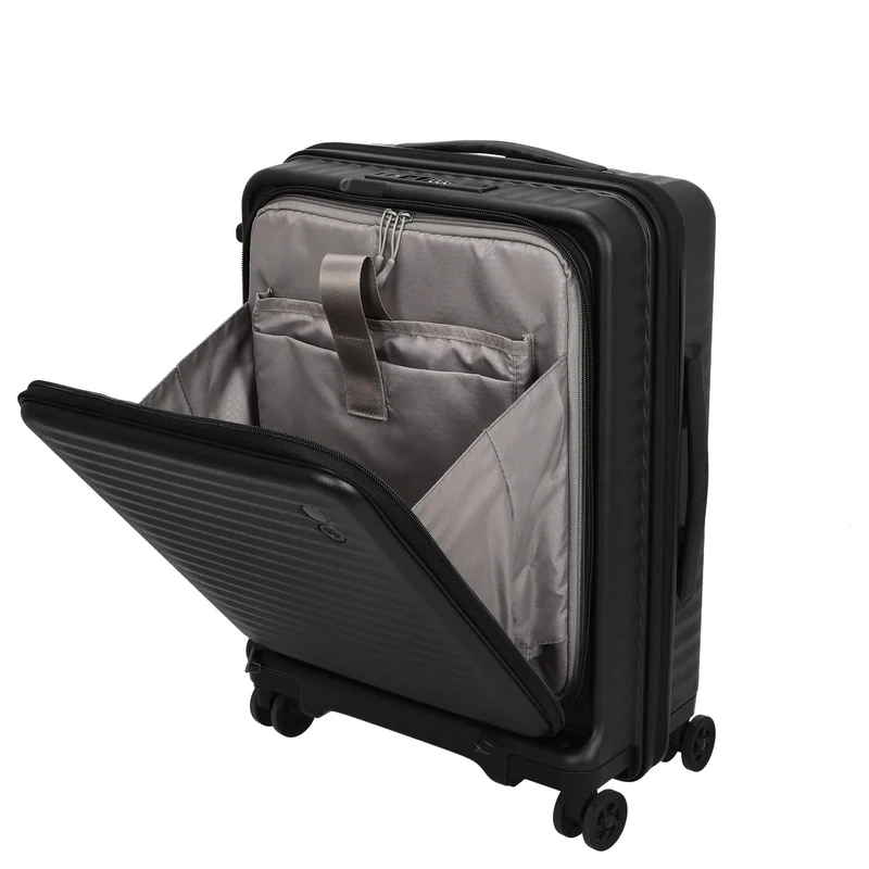 Echolac Celestra FA - 4-Rollen-Kabinentrolley 14" S 55 cm erw. USB (black)