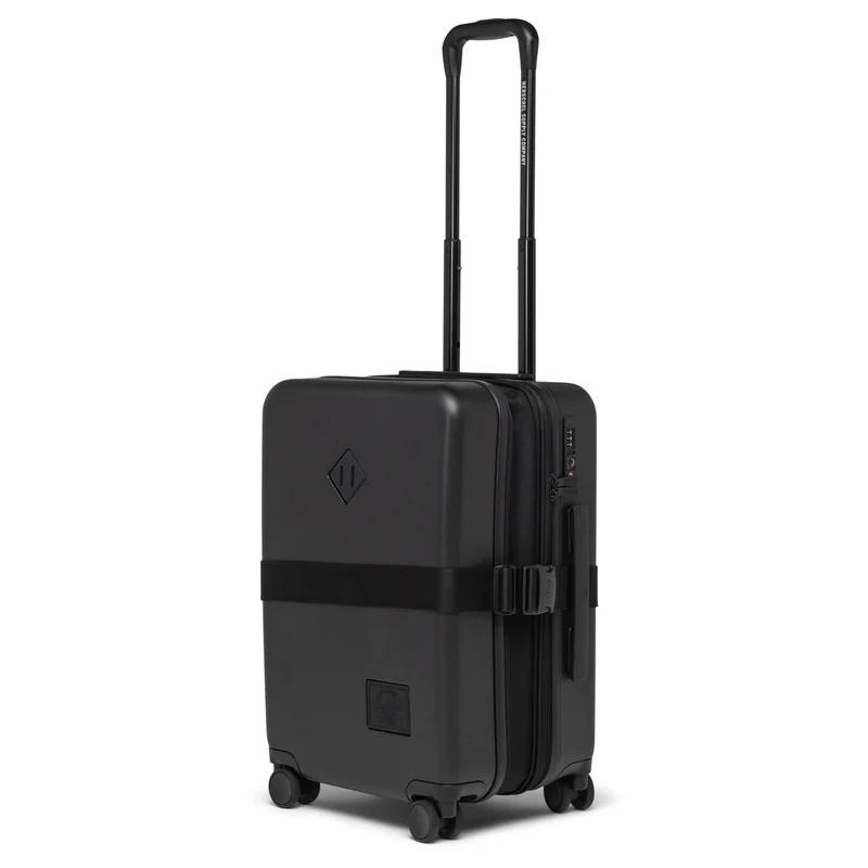Herschel Heritage Hardshell - 4-Rollen Kabinentrolley 55 cm erw. (black)