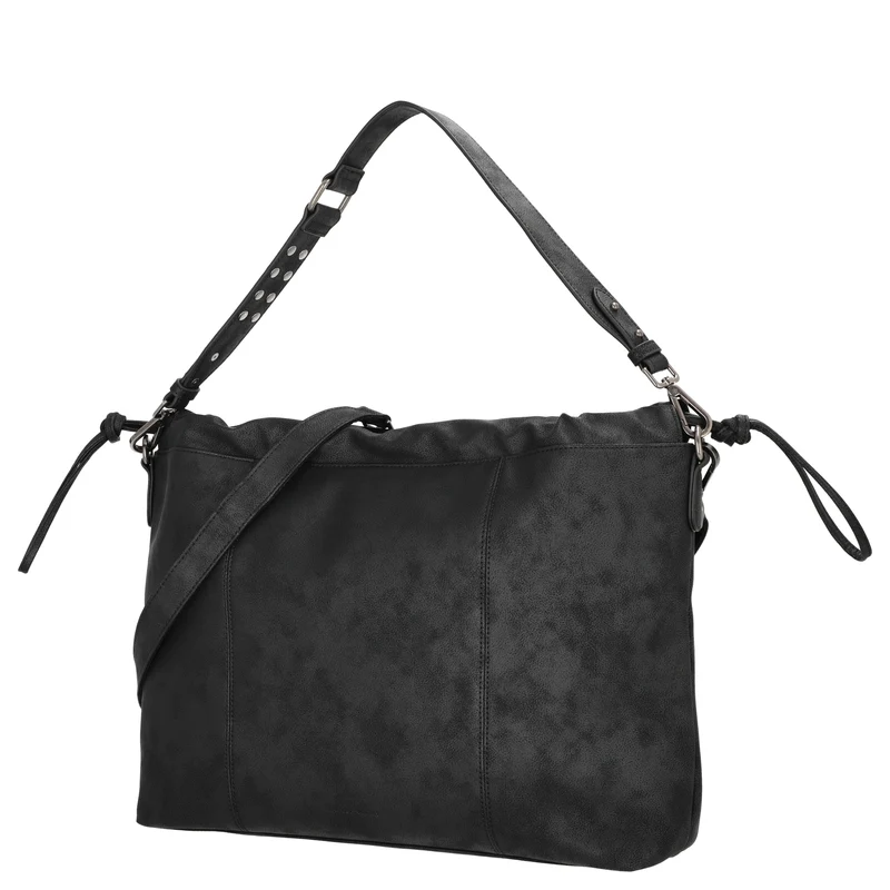 FREDsBRUDER Rebel At Heart Squeezy Hobo - Schultertasche 49 cm (black)
