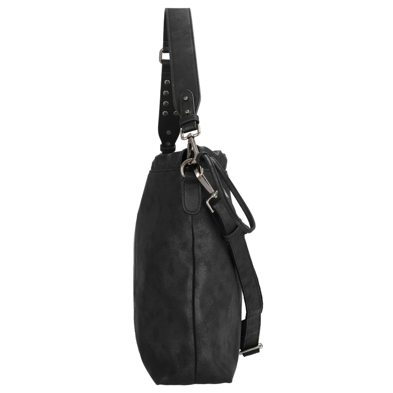 FREDsBRUDER Rebel At Heart Squeezy Hobo - Schultertasche 49 cm (black)
