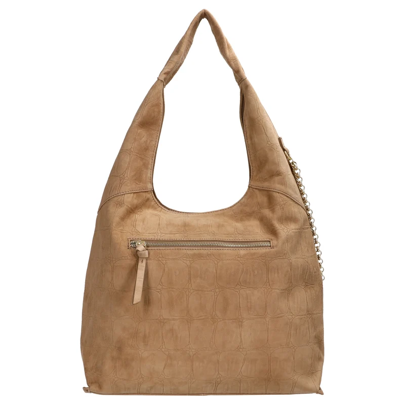 FREDsBRUDER Velvet Wild Hobo - Schultertasche 39 cm (camel)
