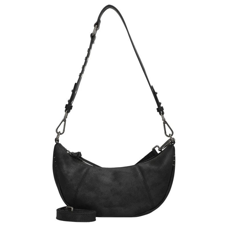 FREDsBRUDER Rebel At Heart Halfmoon Bag - Umhängetasche 30 cm (black)