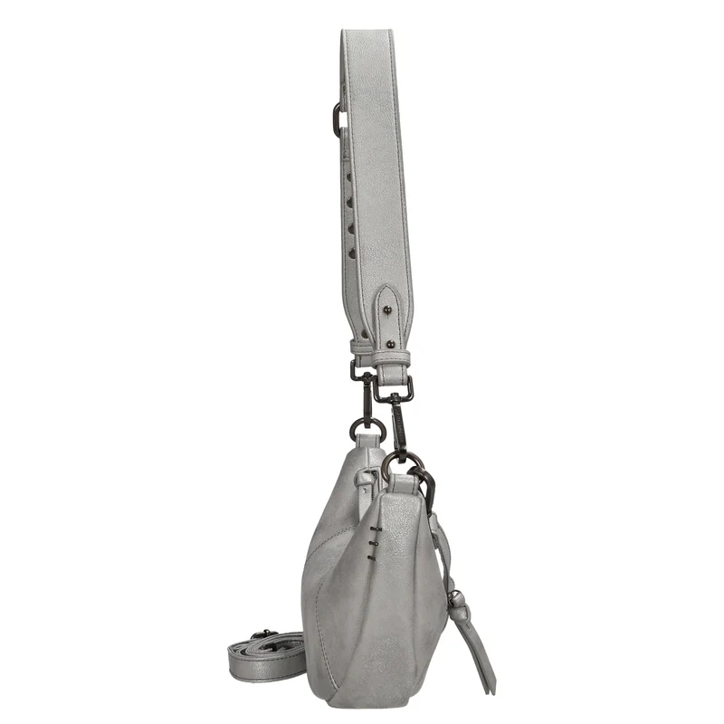 FREDsBRUDER Rebel At Heart Halfmoon Bag - Umhängetasche 30 cm (silver)