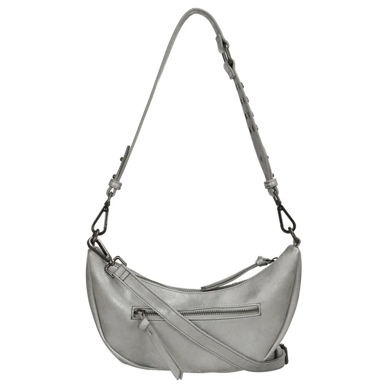 FREDsBRUDER Rebel At Heart Halfmoon Bag - Umhängetasche 30 cm (silver)