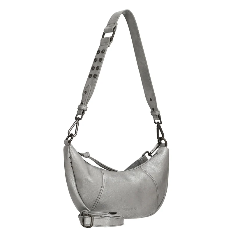FREDsBRUDER Rebel At Heart Halfmoon Bag - Umhängetasche 30 cm (silver)