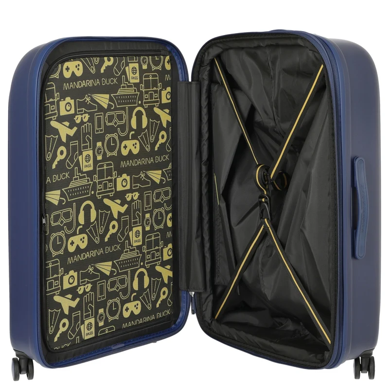 Mandarina Duck Logoduck+ - 4-Rollen-Trolley 74 cm L erw. (deep blue)