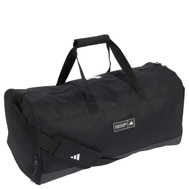 adidas 3 Stripes Duffel Bag Large - Weekender (black/white)