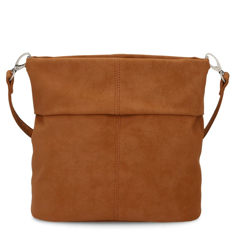 zwei Mademoiselle M8 - Schultertasche 25 cm (nubuk-cognac)