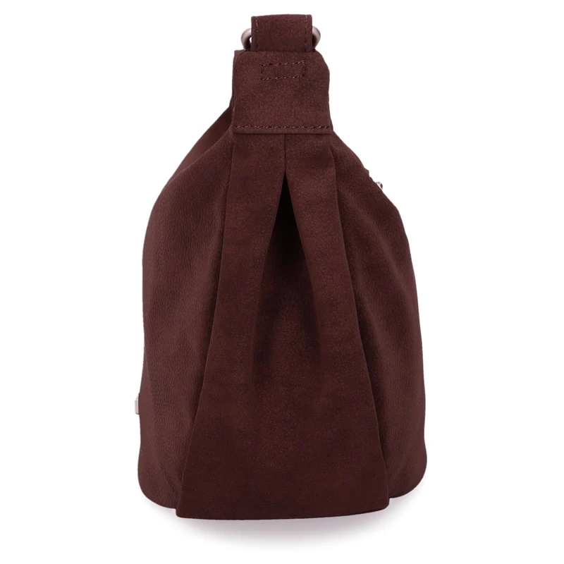 zwei Mademoiselle M70 - Umhängetasche 34 cm (nubuk-bordeaux)