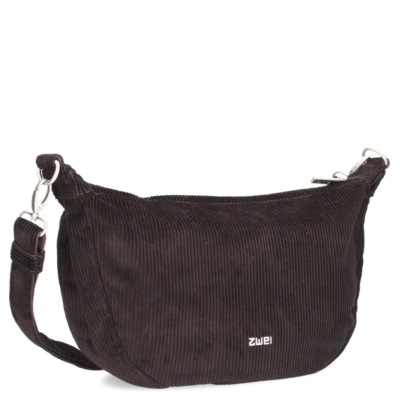 zwei Mademoiselle M70 - Umhängetasche 34 cm (cord-espresso)