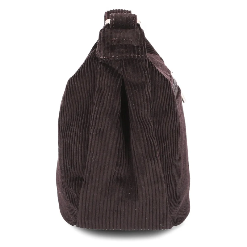 zwei Mademoiselle M70 - Umhängetasche 34 cm (cord-espresso)