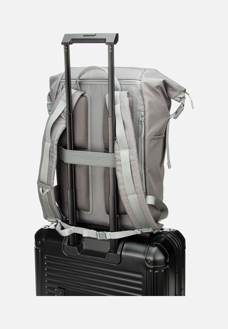 Yoho Stone Grey - Rolltop Rucksack