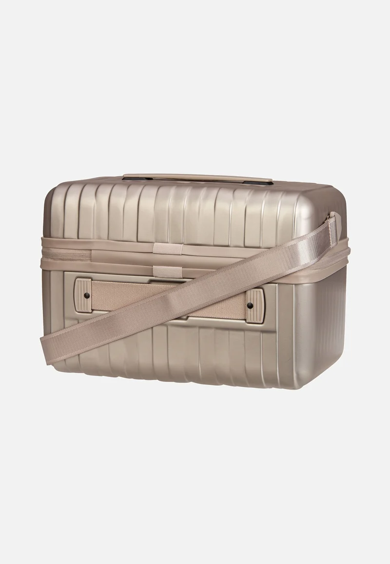 Barbara Novelty Beauty Case Satin Nude - Kosmetikkoffer