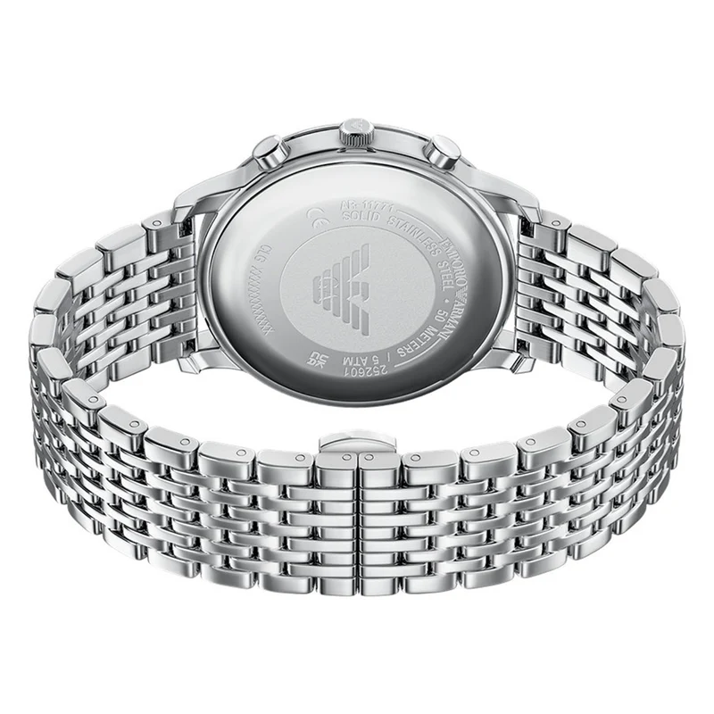 Emporio Armani Round Blue Dial Watch AR11771