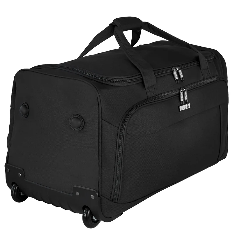 D&N Bags & More - 2-Rollenreisetasche 65 cm (schwarz)
