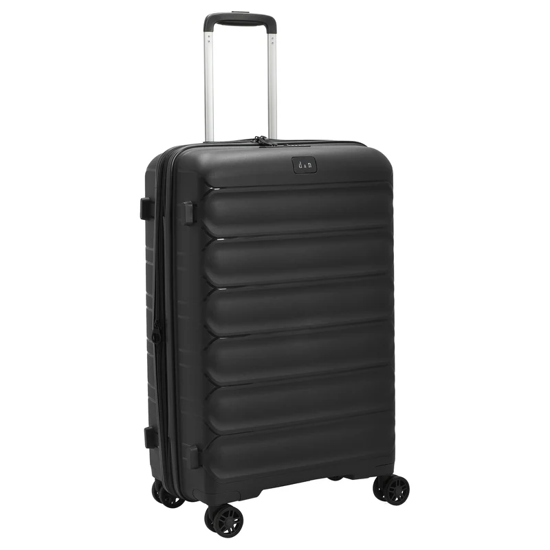 D&N Travel Line 4700+ - 4-Rollen-Trolley M 68 cm erw. (schwarz)
