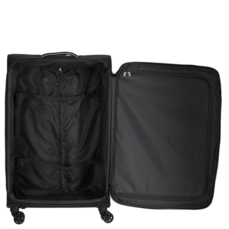 D&N Travel Line 9204 - 4-Rollen-Trolley L 76 cm (schwarz)