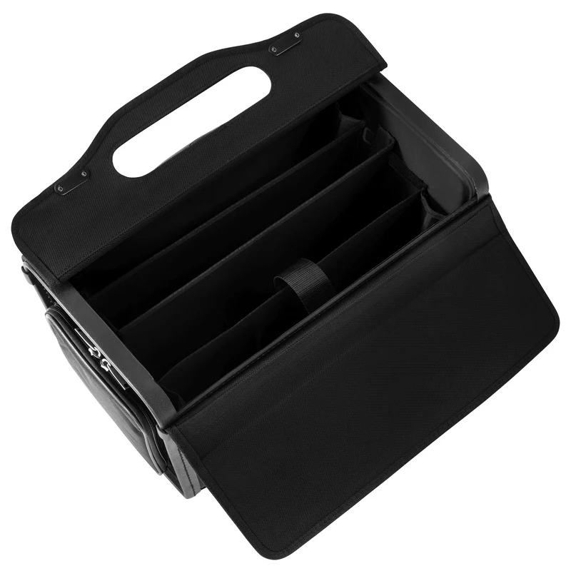 D&N Business - 2-Rollen Businesstrolley 46 cm Polyester (schwarz)